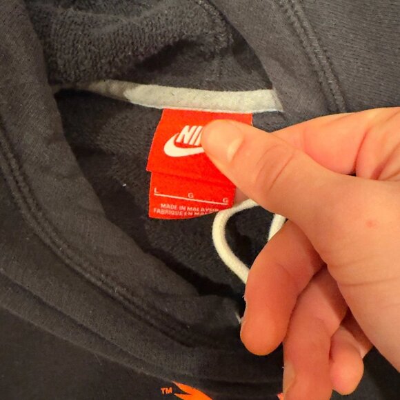 Vintage Nike OSU Beavers Black Hoodie Red Tag Men’s Large L Cotton - Picture 10 of 10